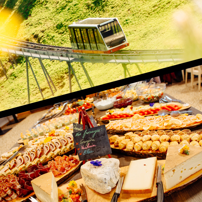 Brunch voucher + funicular ride to Plan-Francey